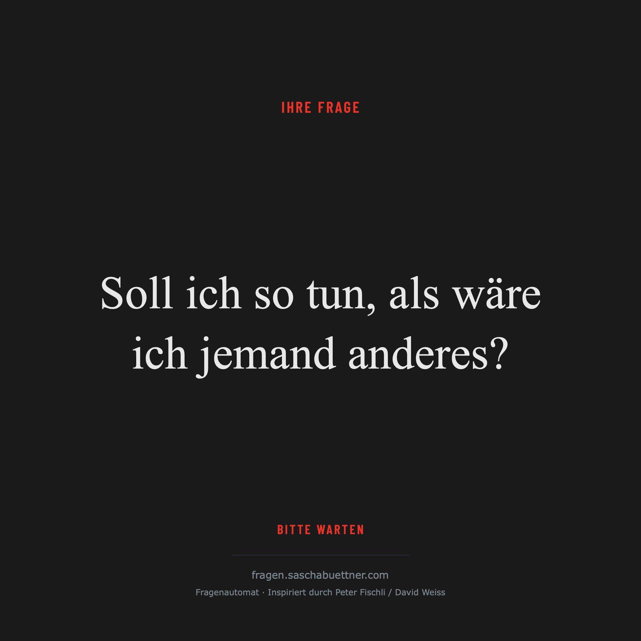Fragen-Antworten-Automat